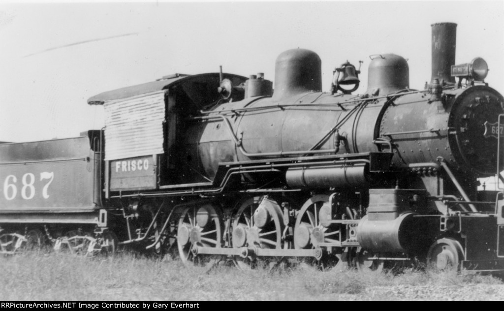 SLSF 4-6-0 #687 - St Louis-San Francisco